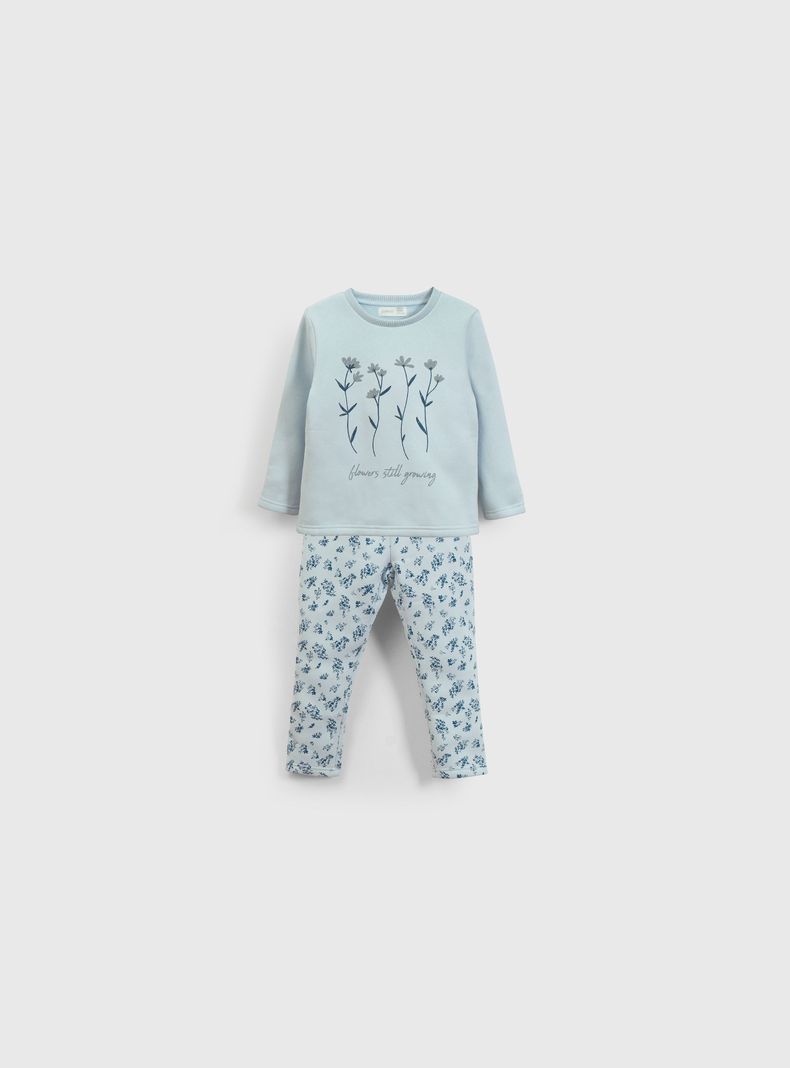 Pijama Niña Celeste 56237 Colloky-0