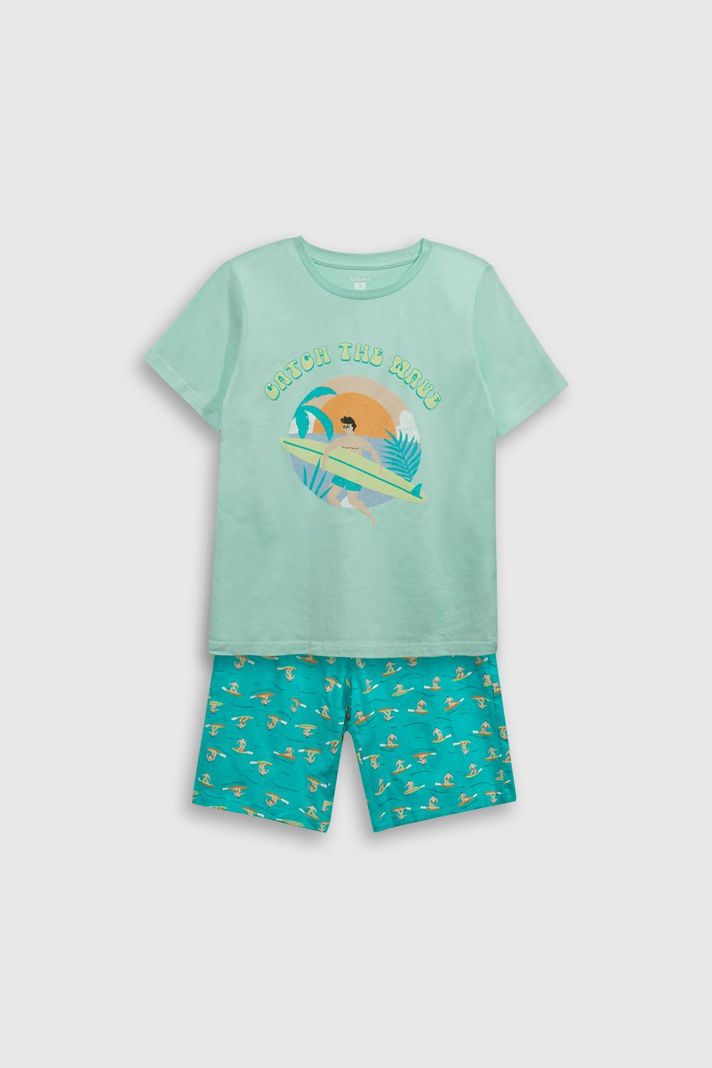 Pijama Niños Celeste 54617 Colloky