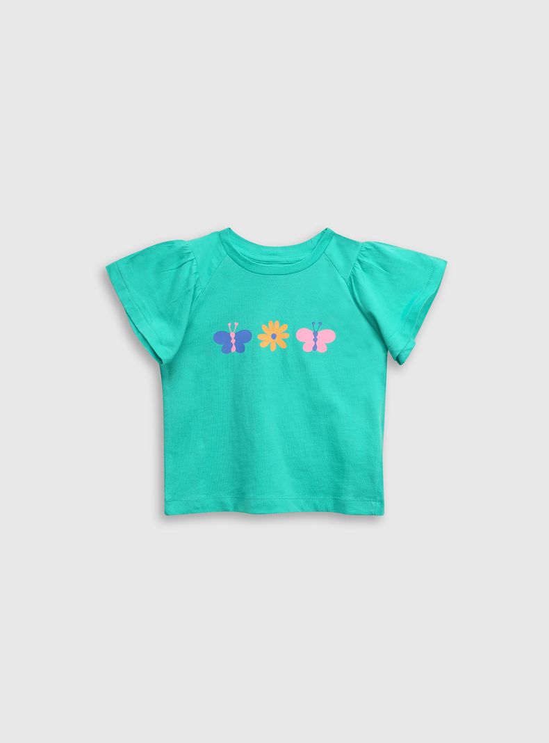 Polera Niña Verde 54856 Colloky-0