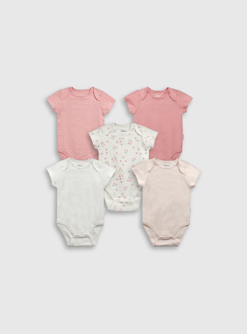 Pack de Bodies Niña Blanco 54836 Colloky-0
