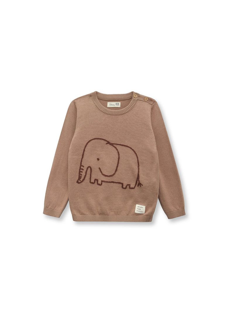 Sweater Niño Café (3 A 36 Meses) Colloky
