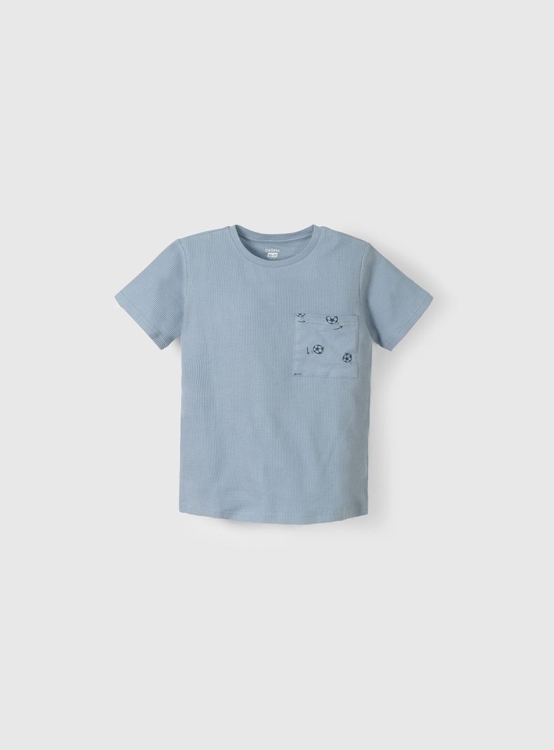 Pijama Niño Celeste 55421 Colloky-1