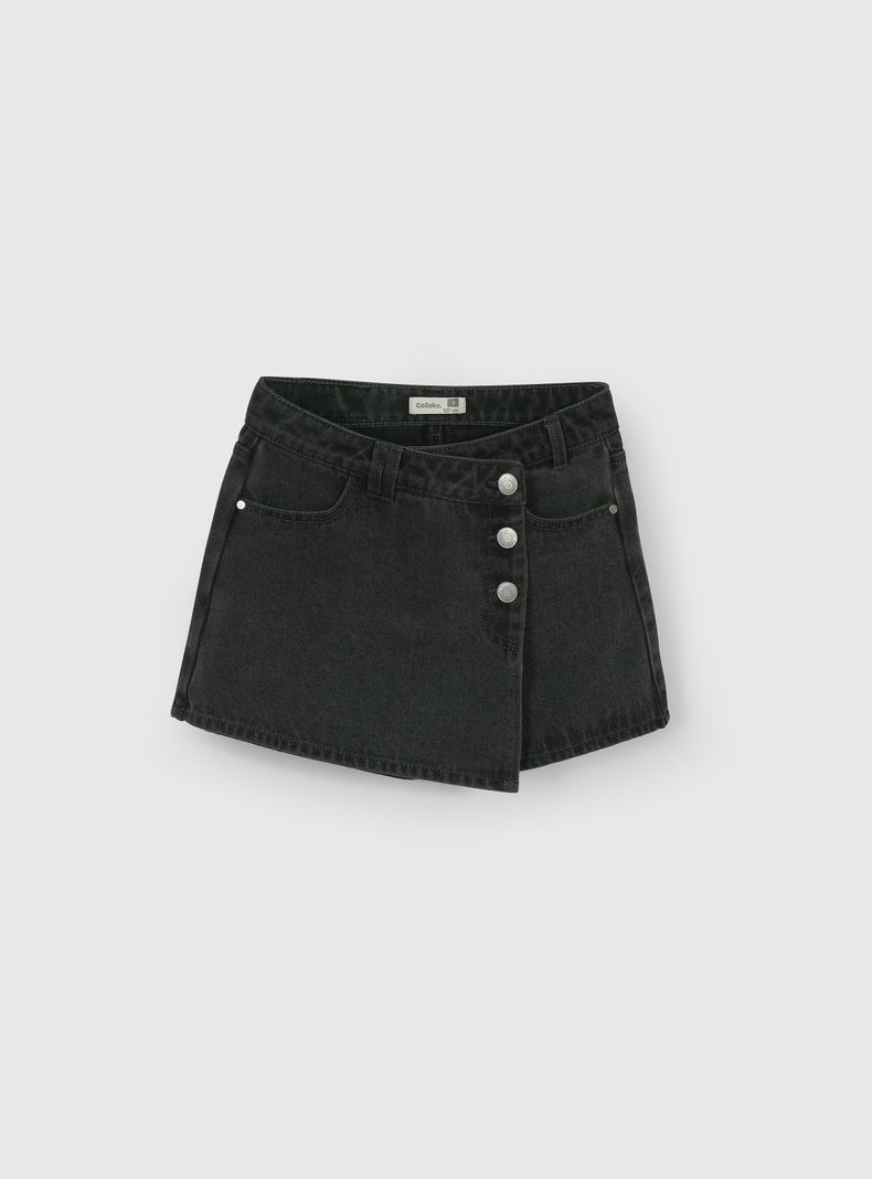 Falda Niña Negro 55443 Colloky-0