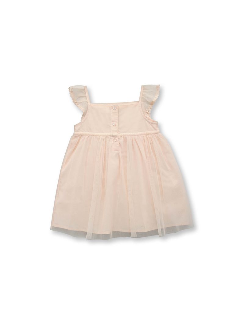 Vestido Bebé Niña Rosado Pastel (3 A 36 Meses) Colloky-1