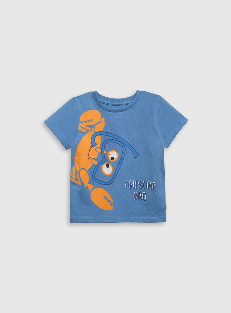 Polera Niño Celeste 54669 Colloky-0