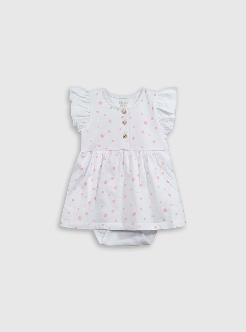 Vestido Niña Blanco 54985 Colloky-0
