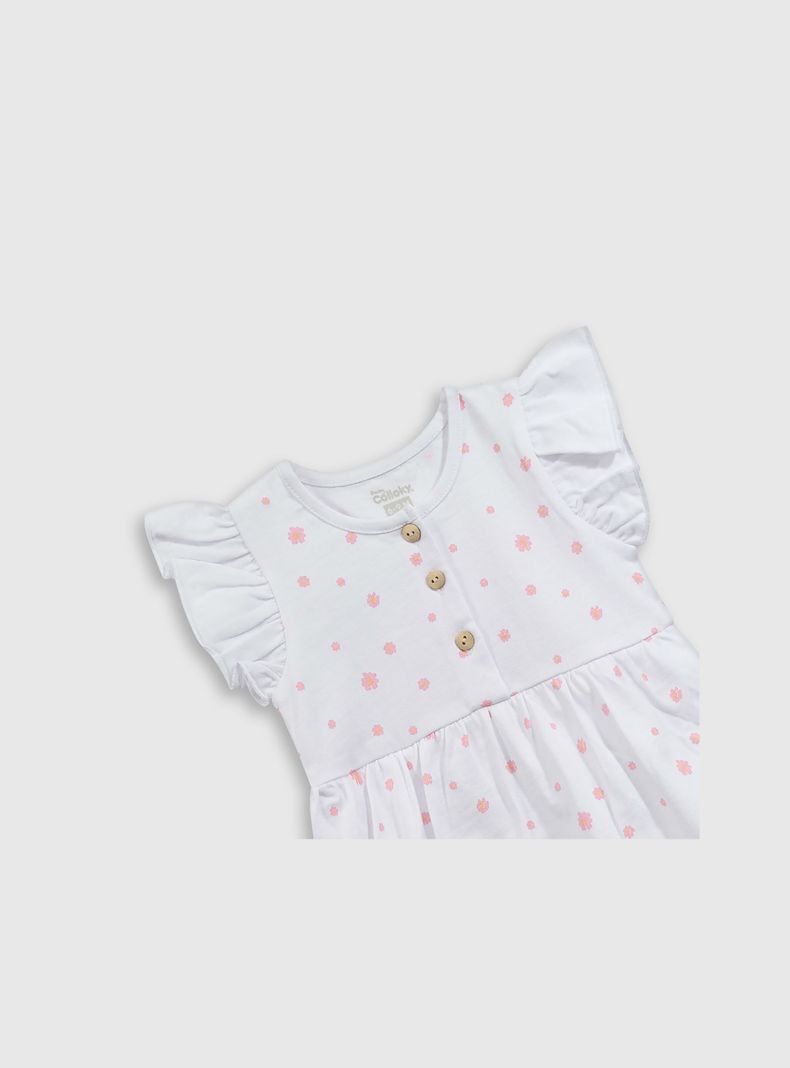 Vestido Niña Blanco 54985 Colloky-2