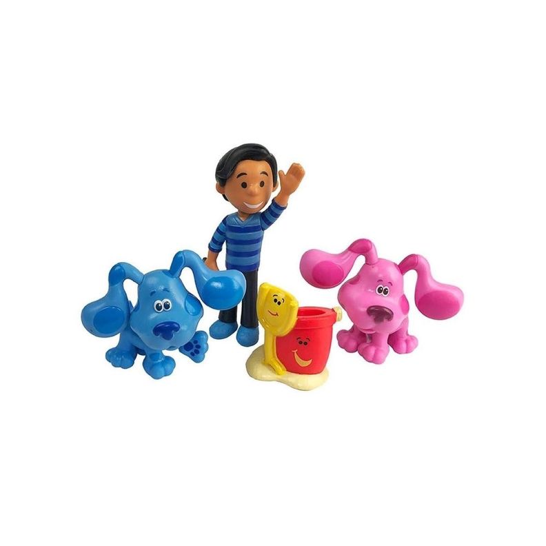 Pistas De Blue Set 4 Figuras Coleccionables Comercial Belsan-0