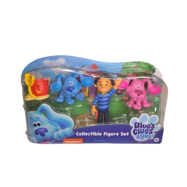 Pistas De Blue Set 4 Figuras Coleccionables Comercial Belsan-2