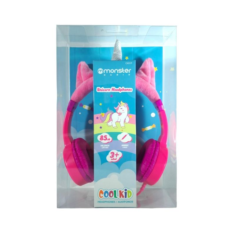 Audífonos Monster Cool Kids- Unicornio-1