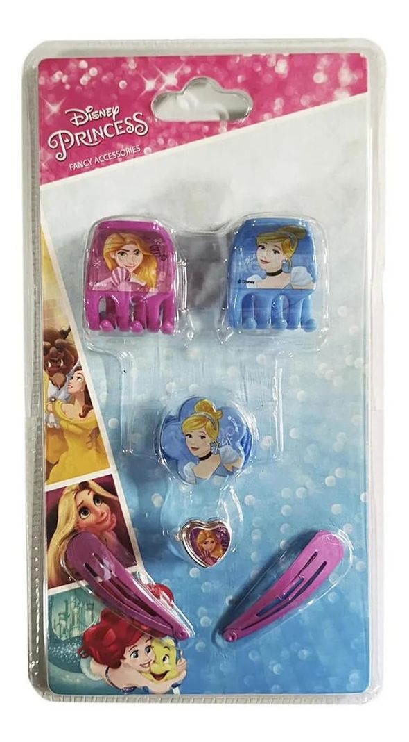 Set Disney Princesas Pinches Para El Pelo - Comercial Belsan-0