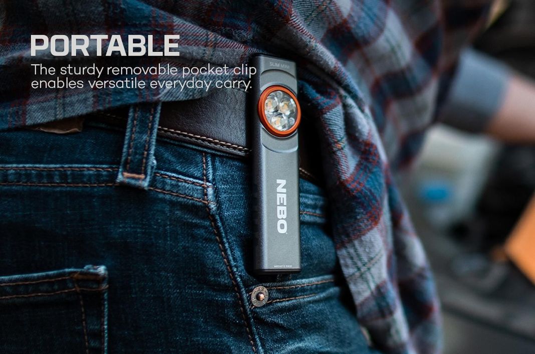 Linterna de Bolsillo Recargable NEBO Mini Slim 250 Lúmenes-6