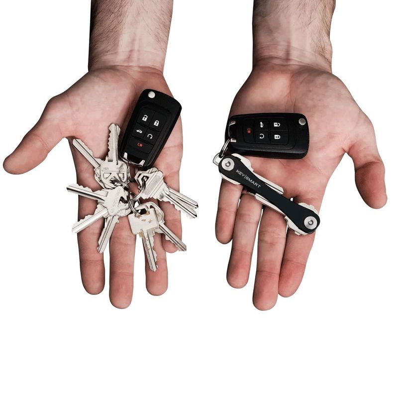Organizador de Llavero para 8 llaves KeySmart Original Negro-1