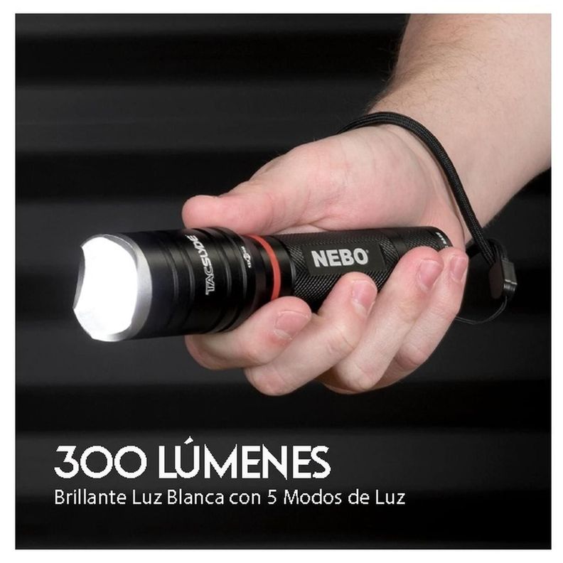 Linterna Táctica NEBO Tac Slyde 300 Lúmenes-1
