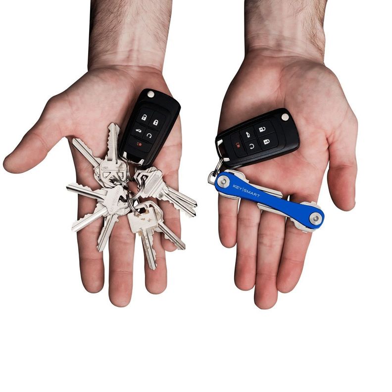 Organizador de Llavero para 8 llaves KeySmart Original Azul-1