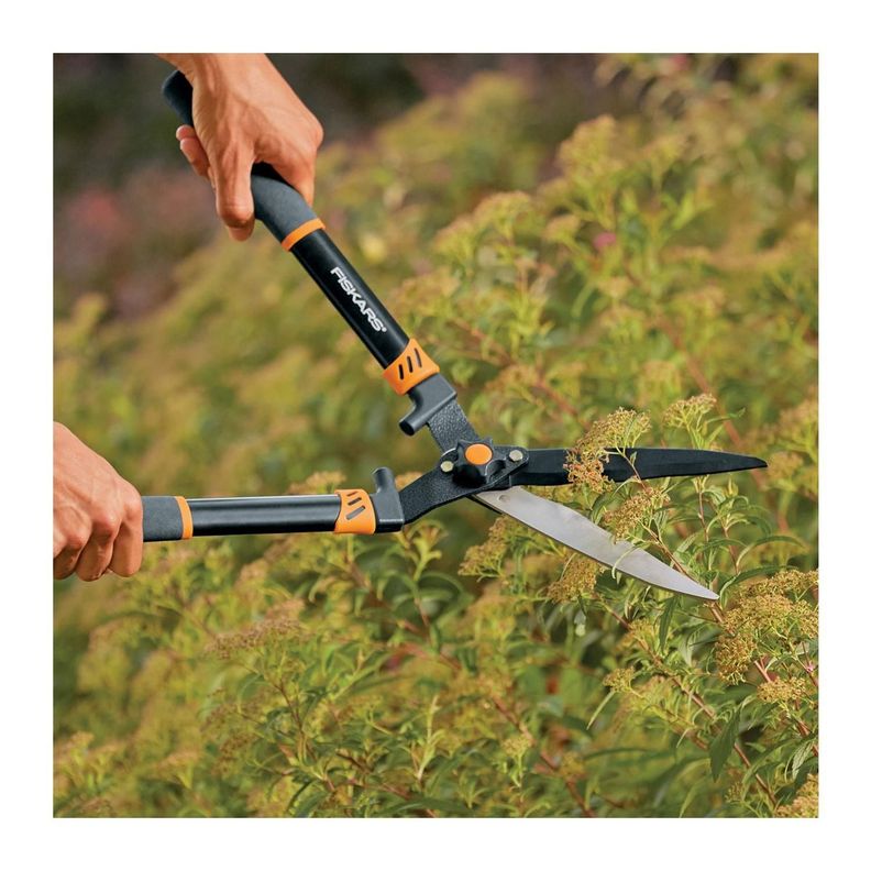Tijerón Tijera De Pasto Setos Césped Hoja Ajustable Fiskars-2
