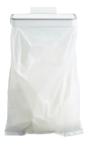 Basurero Puerta De Cocina Plástico Extra Resistente Blanco