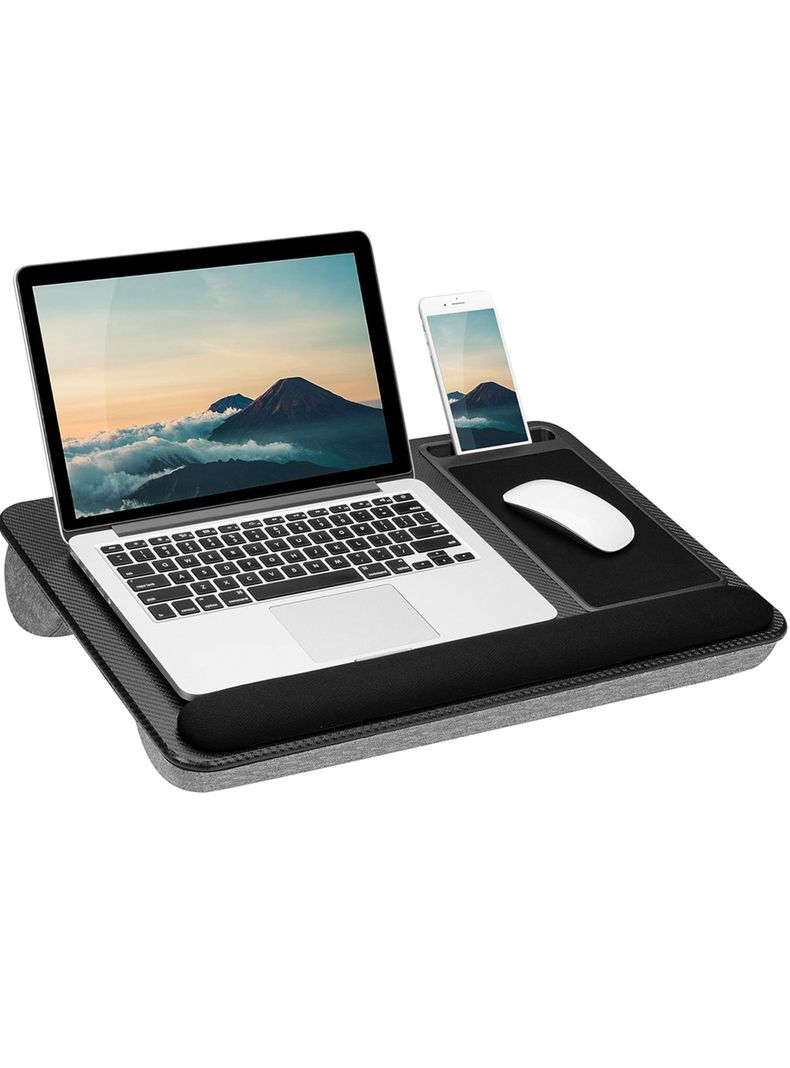 Bandeja Notebook Cama soporte celular apoya muñecas mouse pad-3