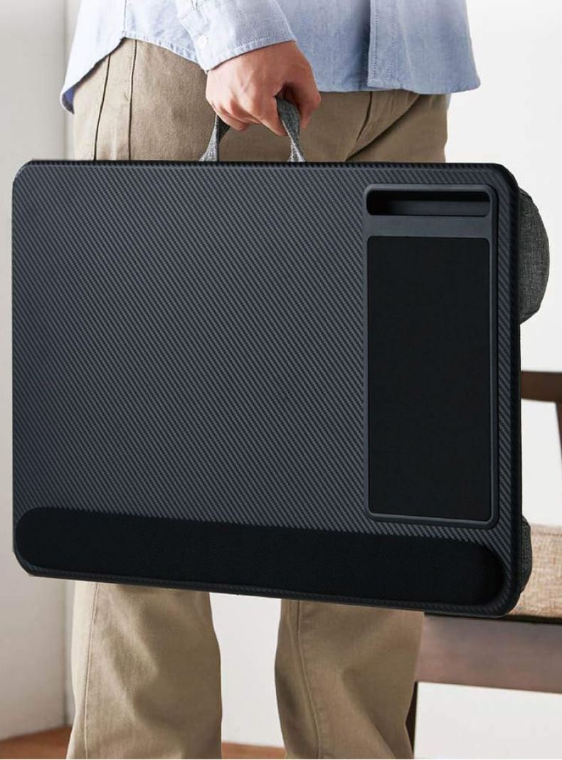 Bandeja Notebook Cama soporte celular apoya muñecas mouse pad-4