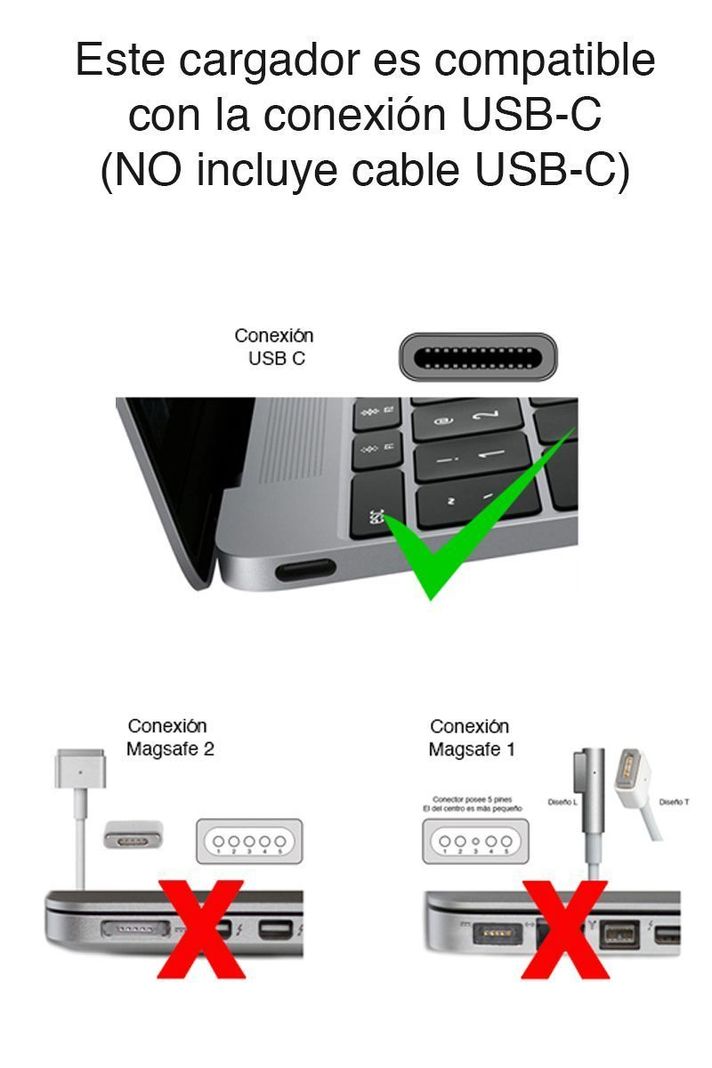 Cargador Macbook Pro 13 USB C 61W-3