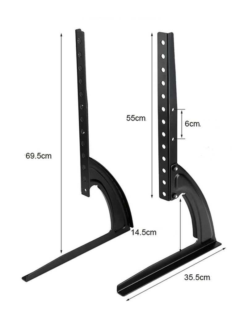 Soporte Patas Universales Tv Mesa Fierro Hasta 60 Pulgadas-2