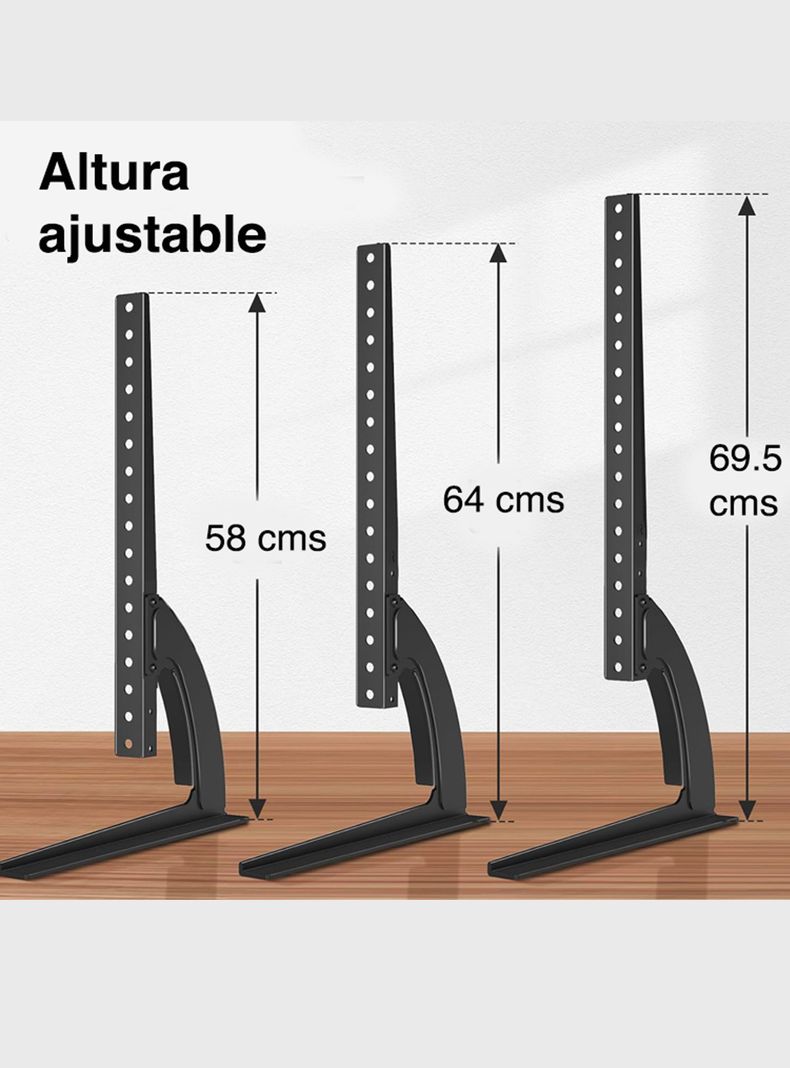 Soporte Patas Universales Tv Mesa Fierro Hasta 60 Pulgadas-5