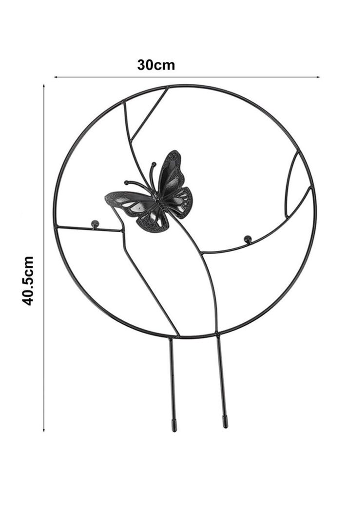 Soporte plantas enredaderas trepadoras tutor Mariposa Negra	-5