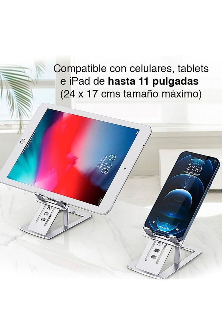 Soporte iPad Tablet iPhone Aluminio Ajustable NW-S3-2