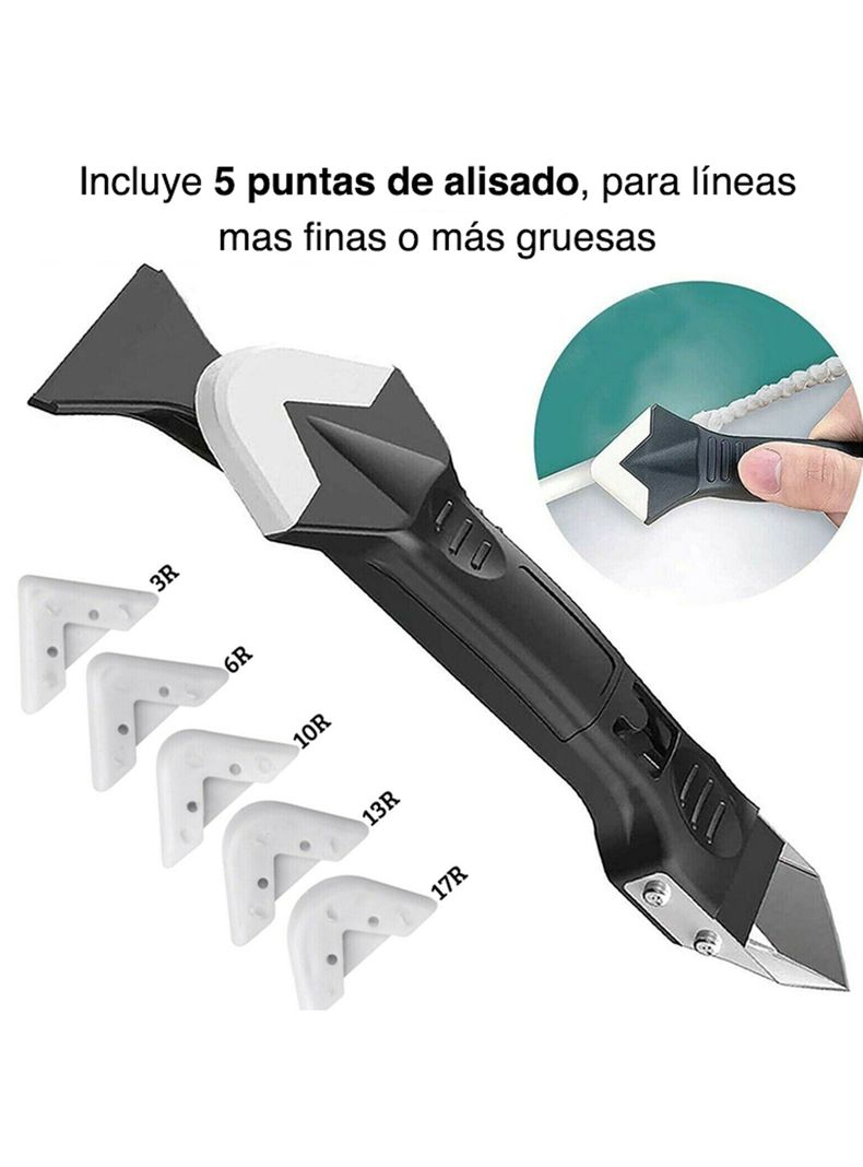 Calafateo silicona raspador sellador punta metal-2