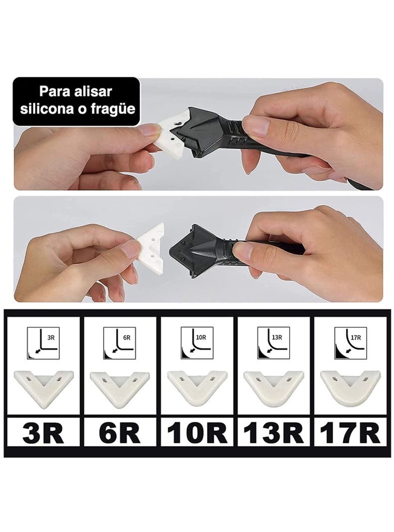 Calafateo silicona raspador sellador punta metal-3