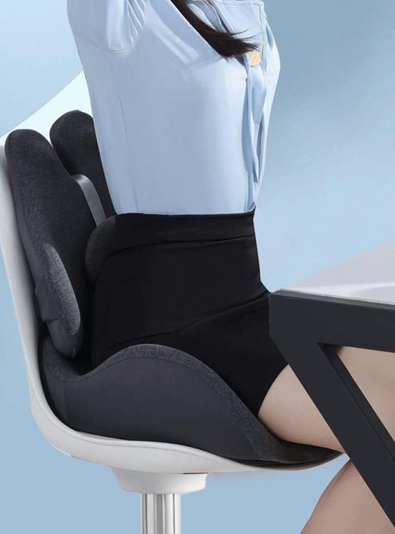 Respaldo Lumbar cojin coxis silla escritorio y auto-1