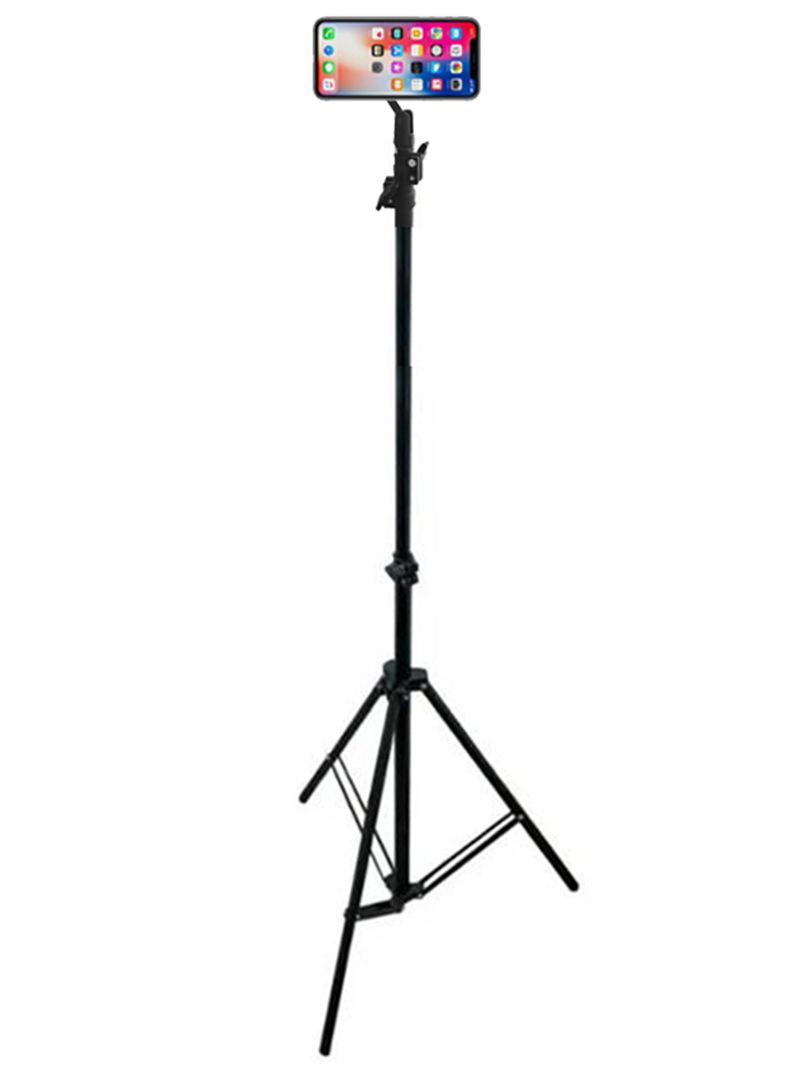 Trípode para celular altura ajustable hasta 200 cms	-0