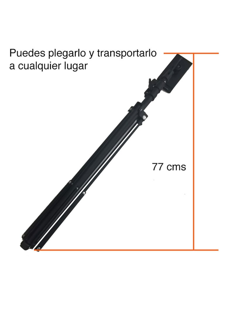 Trípode para celular altura ajustable hasta 200 cms	-6