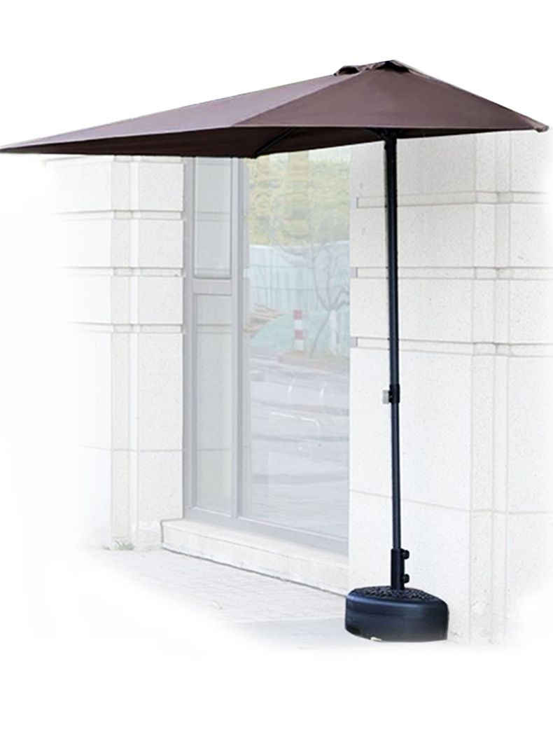 Quitasol rectangular balcón ventana pared 2.4m	-2