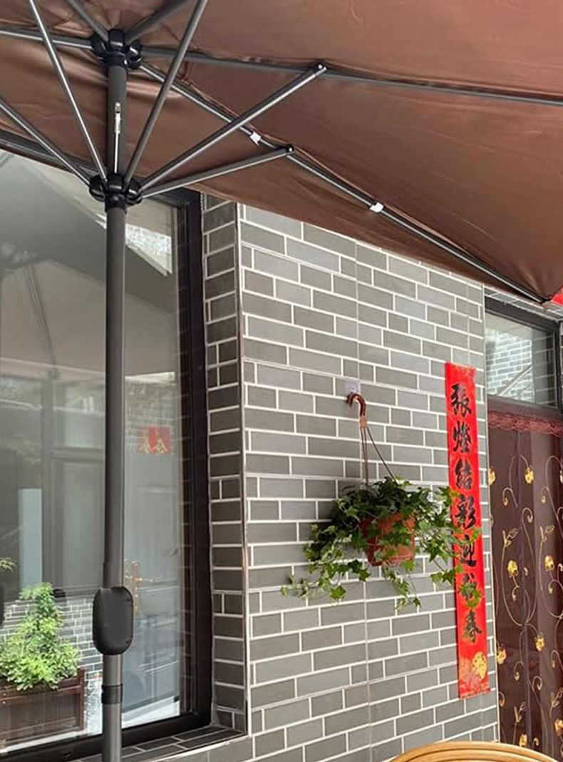 Quitasol rectangular balcón ventana pared 2.4m	-4