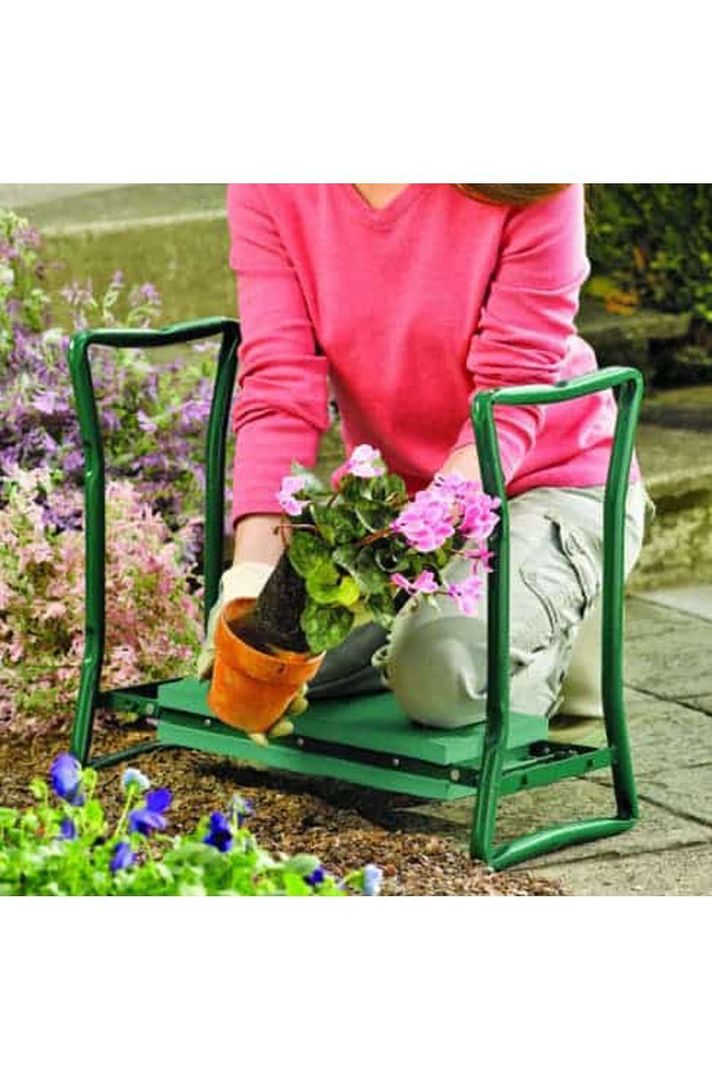 Rodillera jardinería silla y organizador herramientas	-4