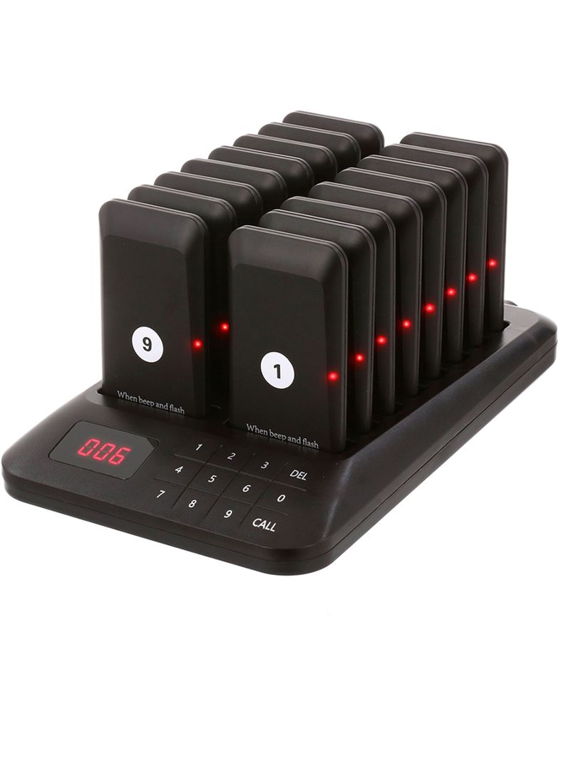 Pager Llamador inalámbrico pedidos restaurants	-0
