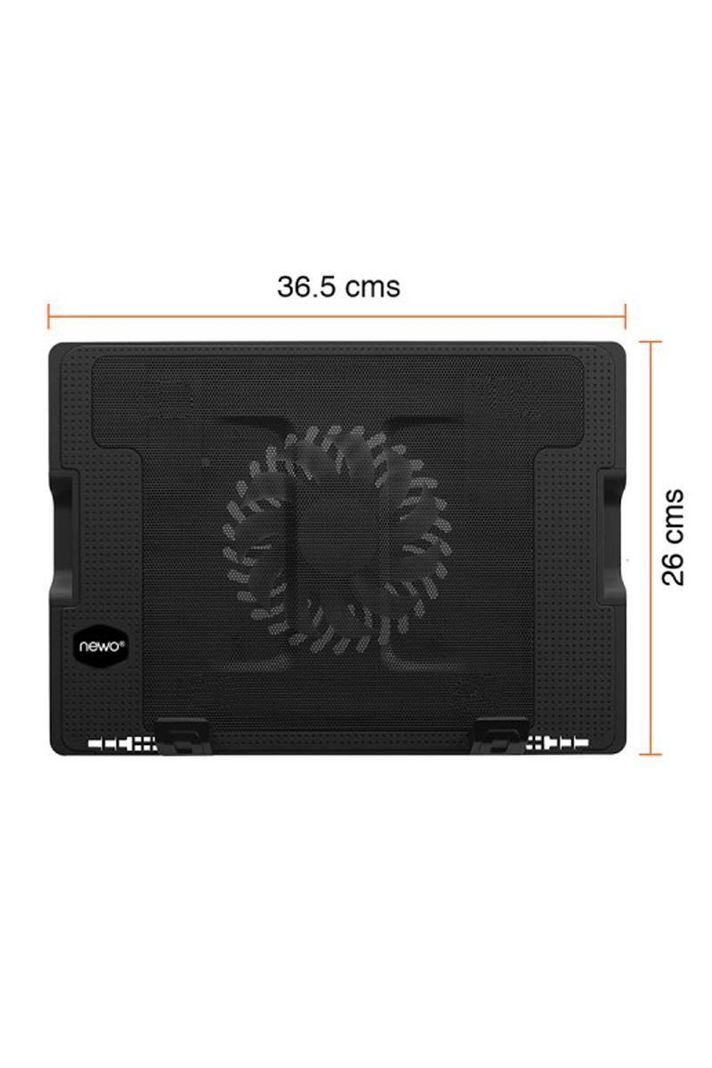 Ventilador notebook con pasacables Newo NW-638B-4