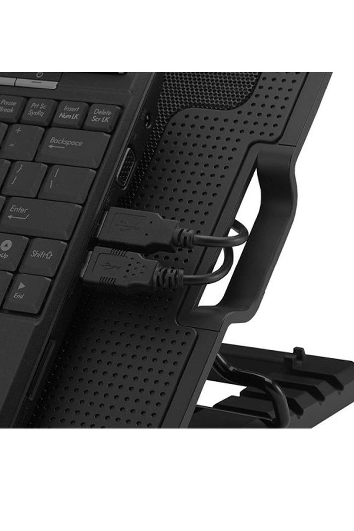 Ventilador notebook con pasacables Newo NW-638B-1