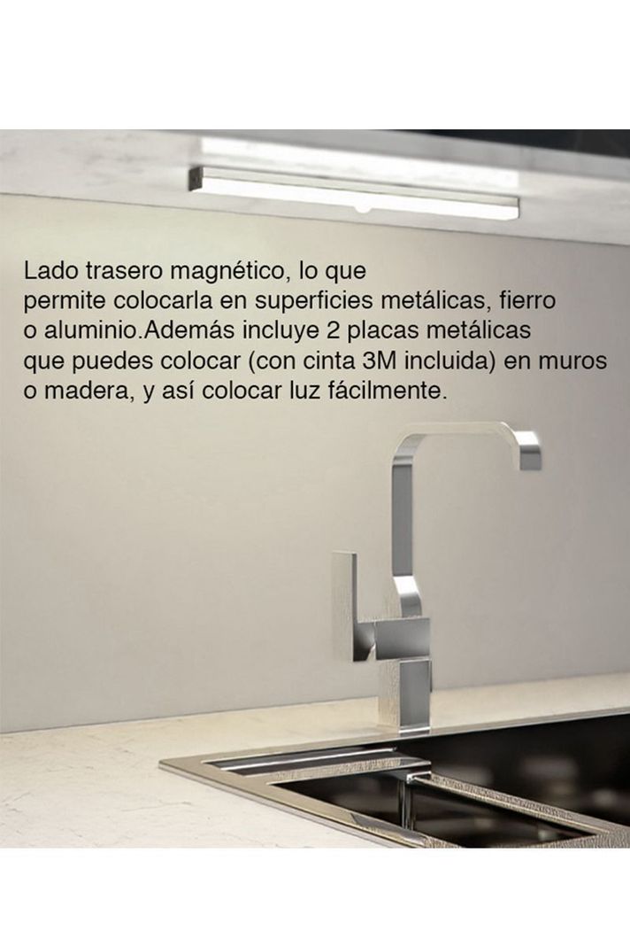 Barra Luz Led con sensor de movimiento 30 cms-4