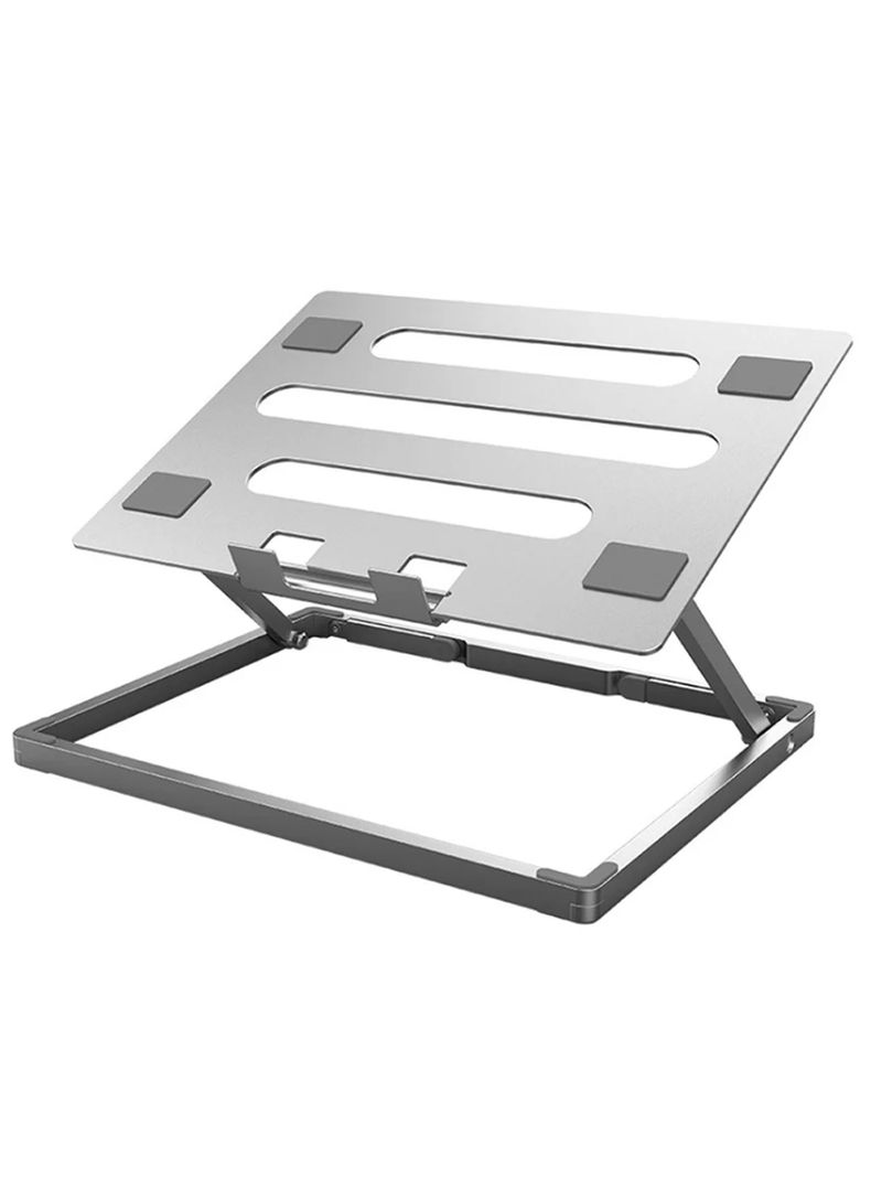 Alzador de Notebook Escritorio Aluminio Plegable-0