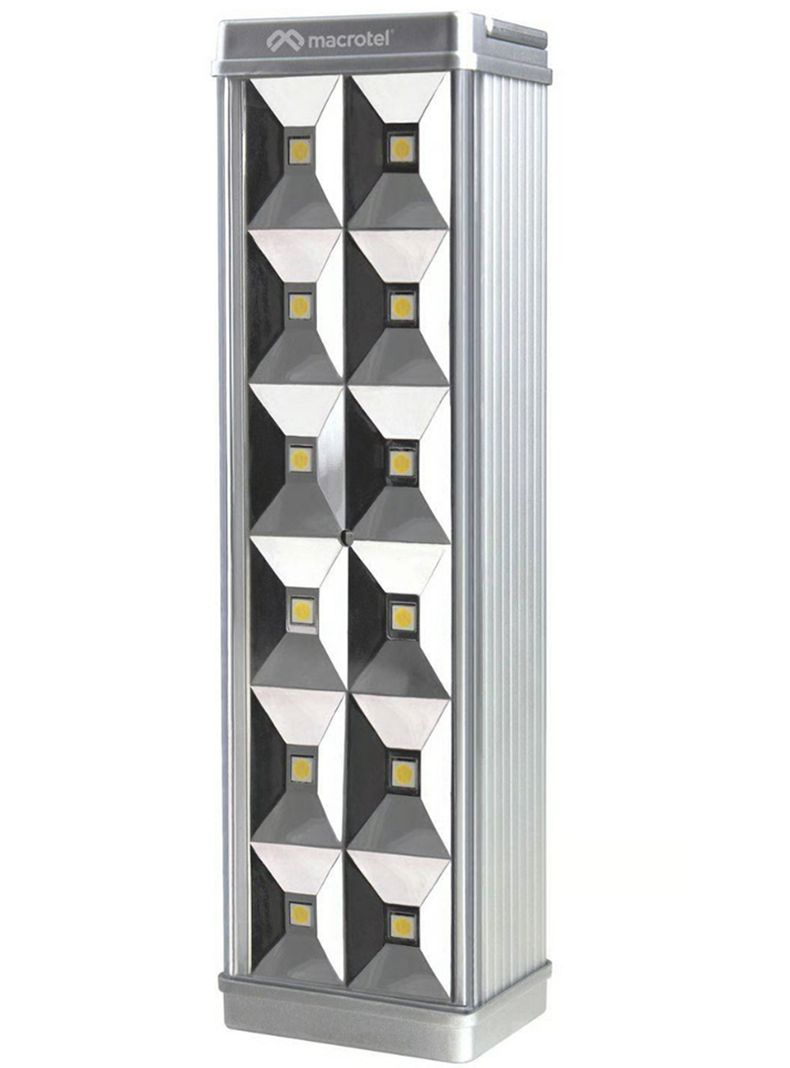Luz emergencia Lámpara Led recargable 12 Leds	-1