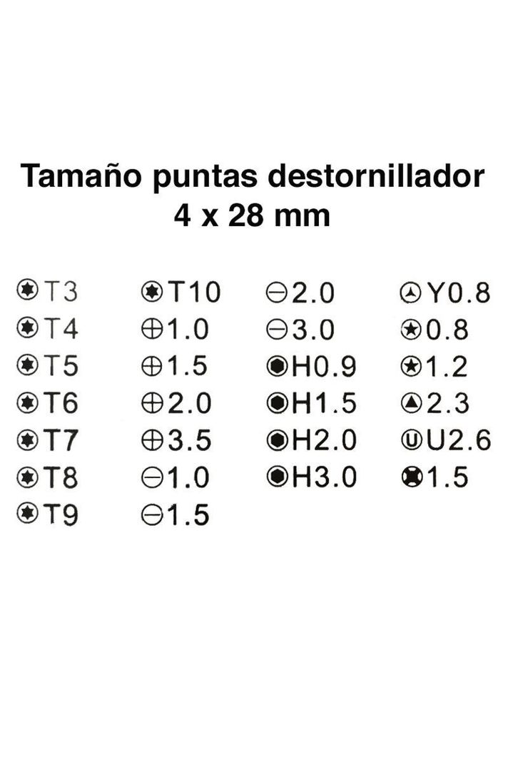 Kit destornilladores de precisión 34 en 1 imantado Jakemi JM-8159-6