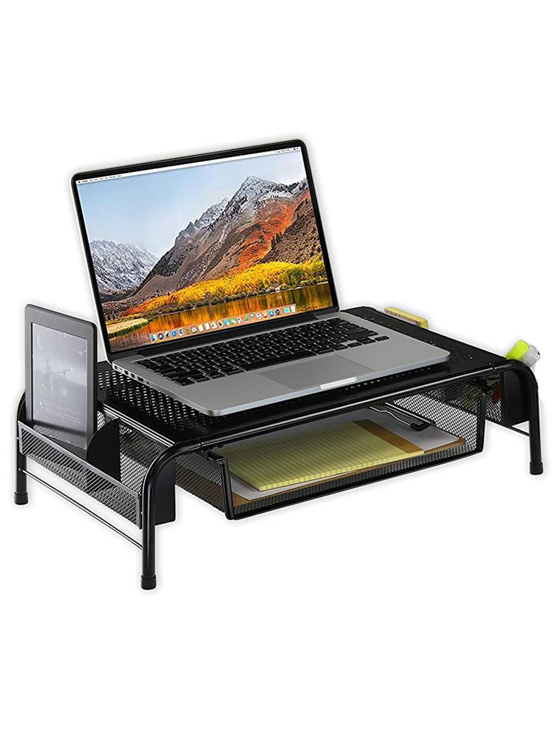 Alzador Monitor Notebook con organizador escritorio-4
