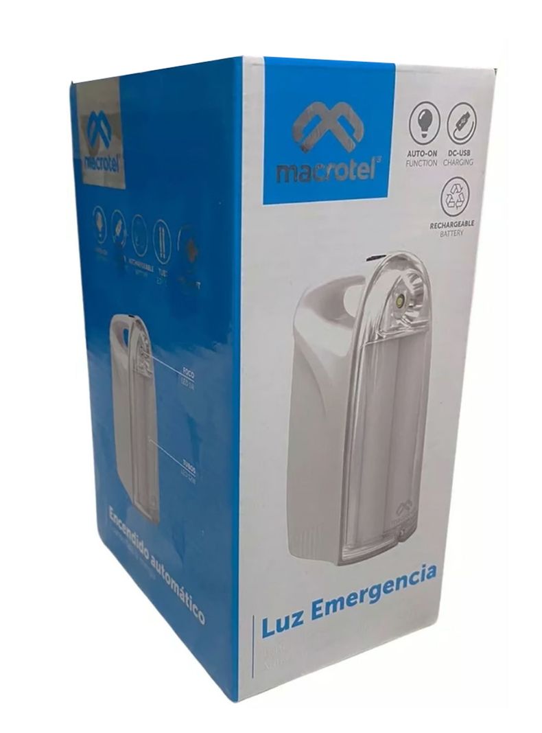 Luz emergencia Foco Led recargable 24 Leds	-2