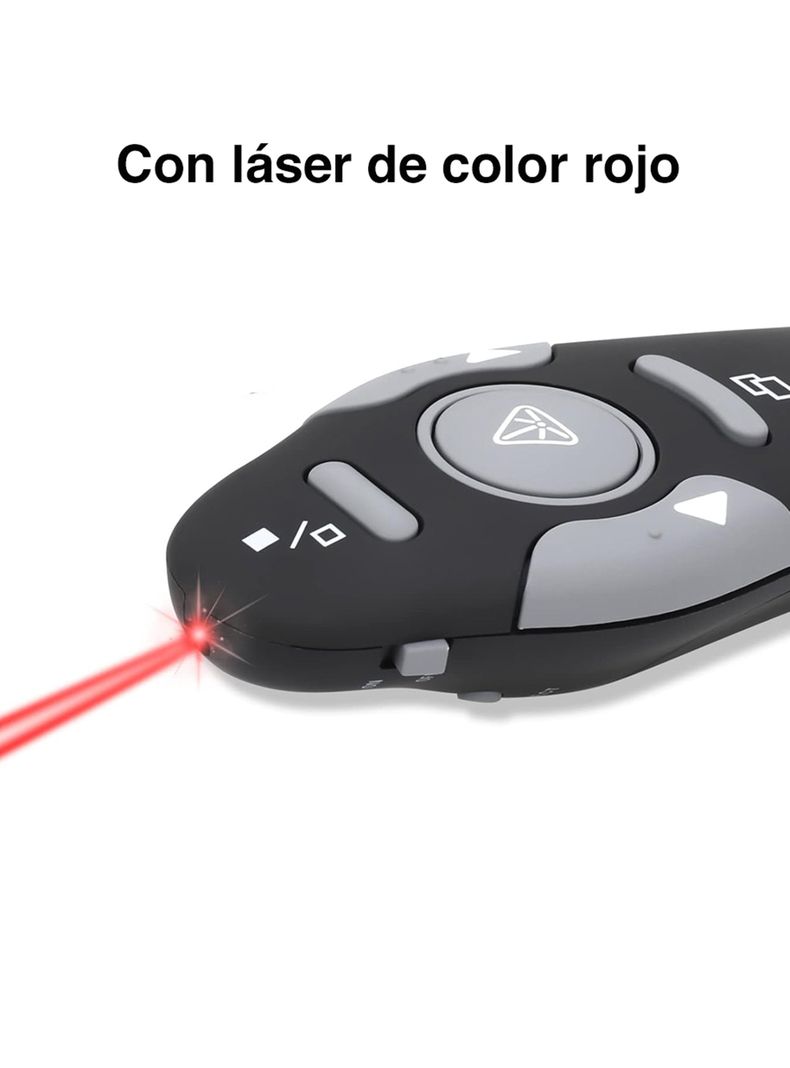Presentador láser inalámbrico pasador diapositivas Windows y Mac-2