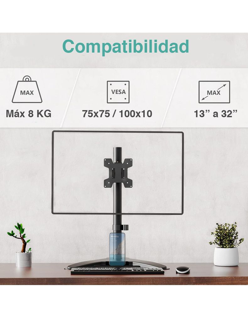 Soporte Monitor Escritorio 13 a 32 pulgadas	-4