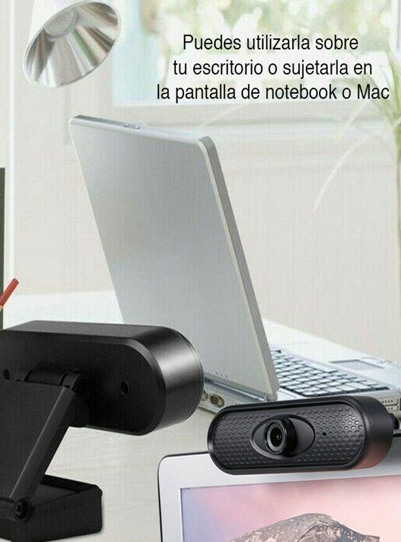 Webcam 1080p con micrófono	-5