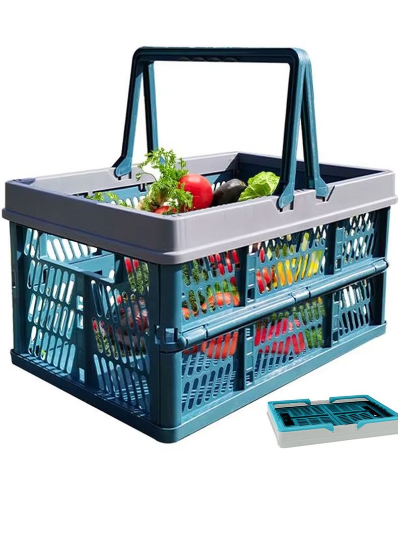 Canasto plegable picnic caja almacenamiento 44 x 30 cms-0