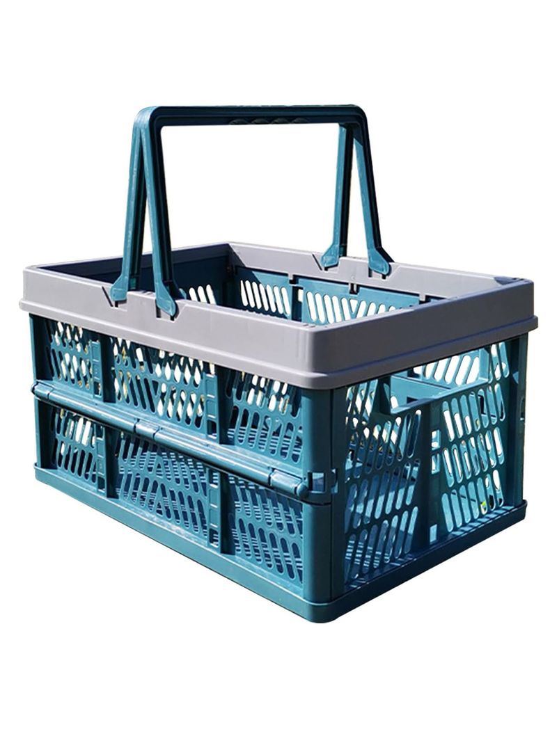 Canasto plegable picnic caja almacenamiento 44 x 30 cms-3